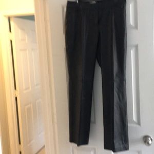 Black leather pants.